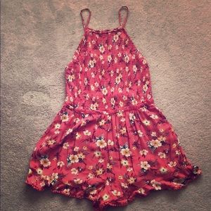 American Eagle floral romper